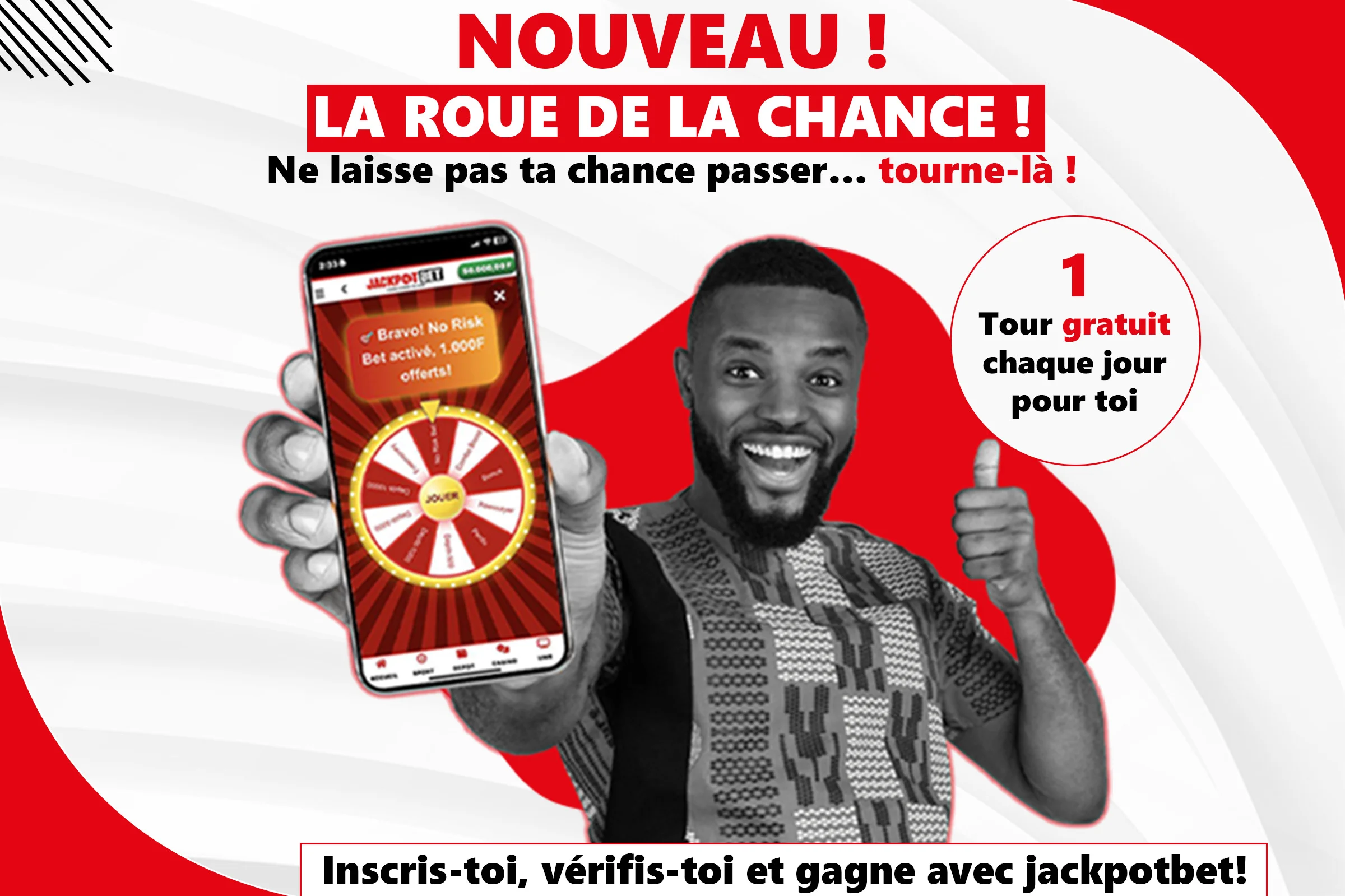 Conditions d’utilisation – Roue de la chance JackpotBet